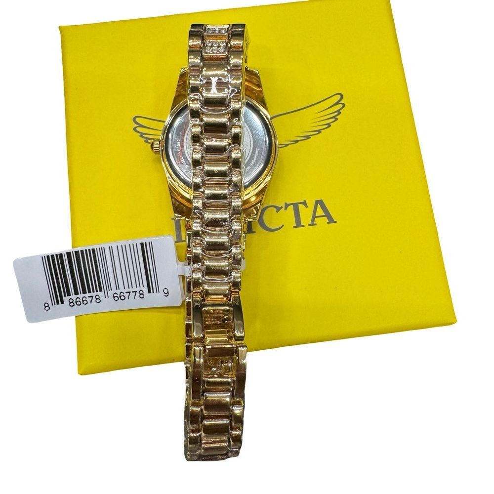 Invicta Wildflower I Women's 32mm Gold Watch Copper Dial BNWT Quartz Dress - Picture 4 of 4